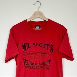Vintage Star Trek Enterprise Scott Funny T-shirt